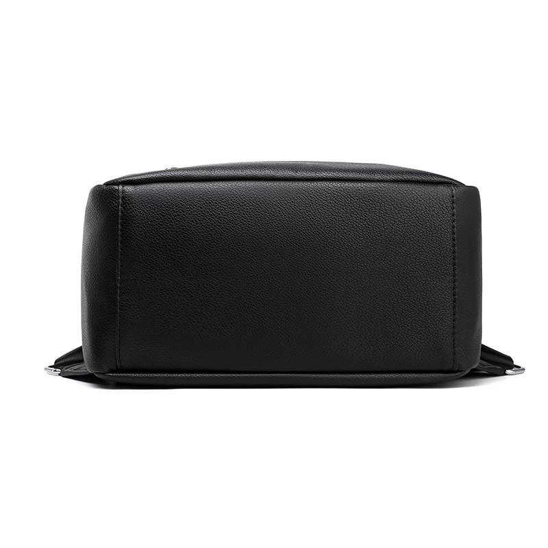 Miękki plecak damski ze skóry Pu Wodoodporny, antykradzieżowy plecak podróżny o dużej pojemności Damskie torby na ramię