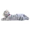 Sun Lemon Lap Cat Plush Toy Medium Gray