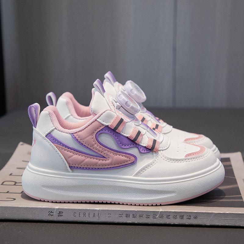 

Детские удобные износостойкие кроссовки с мягкой подошвой. Новые осенние дышащие сетчатые нескользящие повседневные кроссовки для мальчиков и девочек. 32 розовый