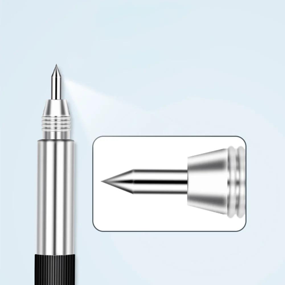 

2Pcs Tungsten Carbide Tip Scriber Marking Etching Pen Double End Ceramic Glass Metal Wood Carving Scribing Marker Hand Tool China Mainland