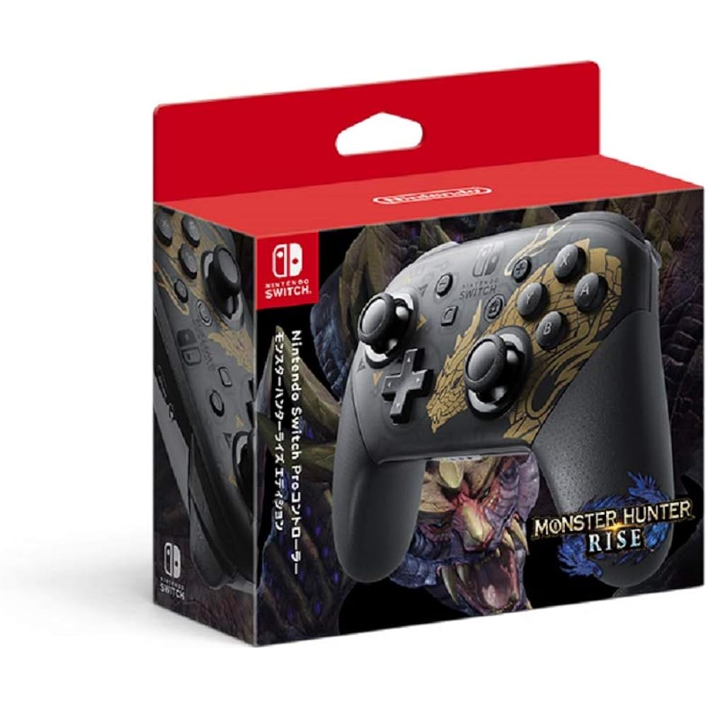 Nintendo Switch Pro Controller Monster Hunter Rise Edition