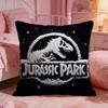 JJurassic WWorlds Movie Logo Cushion Cover Premium Comfort Reversible Pillow CoveTwo In One Design For Any Room  Car Interior