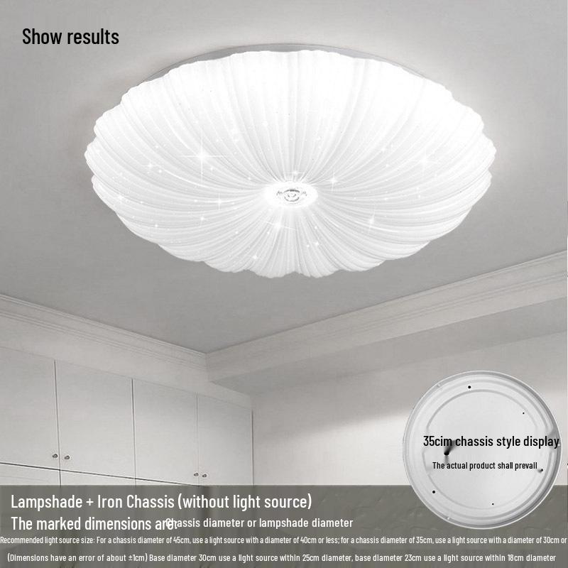 Acrylic Square and Round Ceiling Light Shade with Chassis, No Fixture Included, Free Shipping