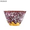 Tea cup 100ml Kiln change Tianmu glazed tea set Gilded teacup Ceramic water cups Kung Fu Tea Set High quality gifts 1pcs