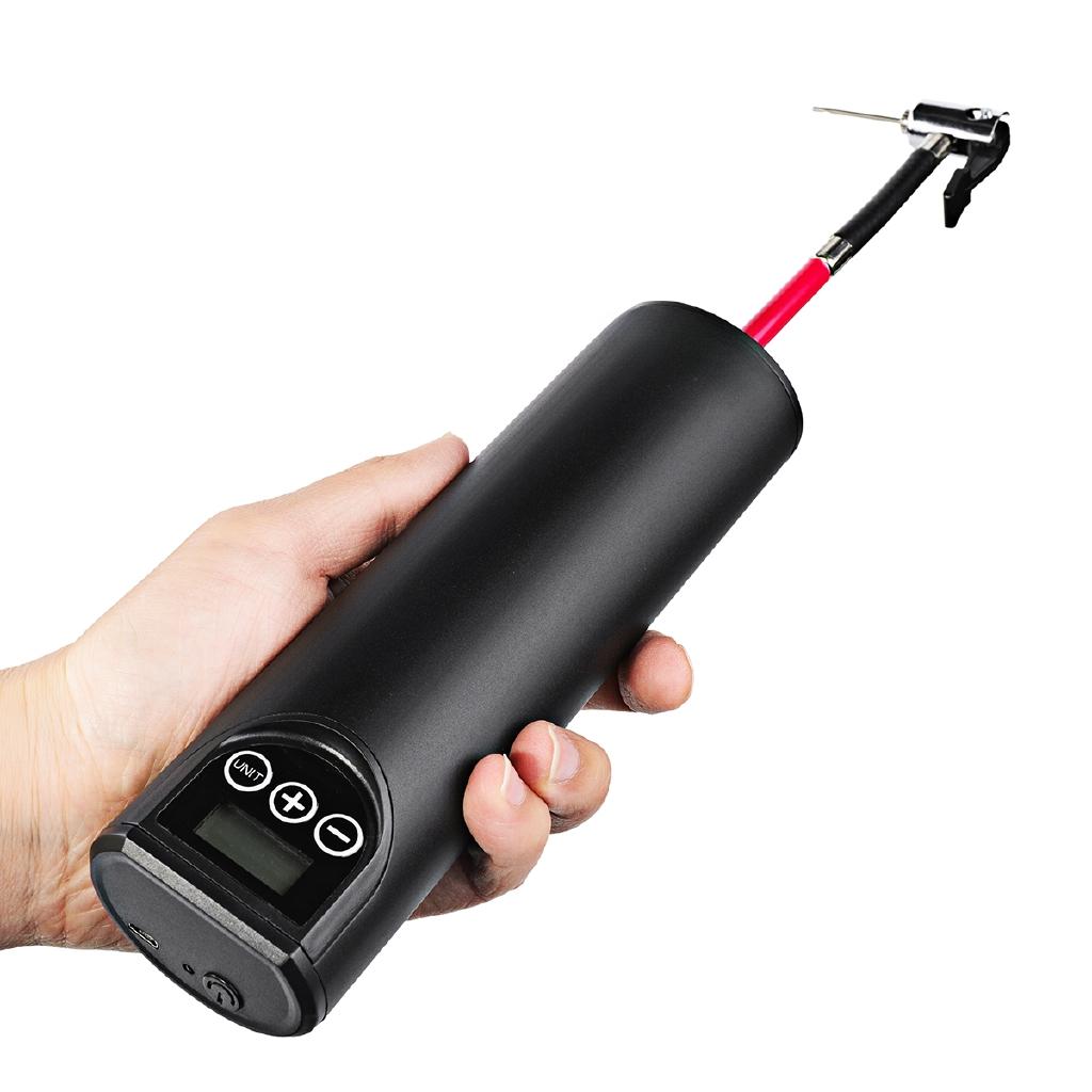 150PSI 12V Cordless Inflatable Handheld Air Pump Car Tyre Inflator LCD Digital Rechargeable Auto Emergency Motorcycle