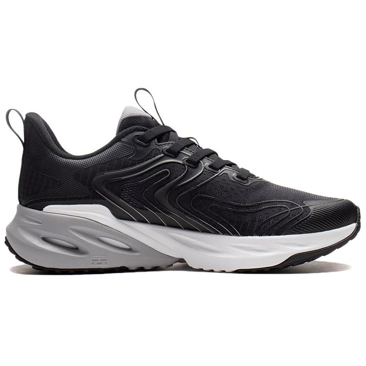 Li Ning Eazgo Comfortable Shock Absorption Low Top Running Shoes Men Sneakers Black ARES013-3