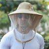 1pc Unisex Outdoor Mesh Hat & Integrated Face Mask - Breathable Fishing Hat with Adjustable Chin Strap
