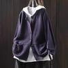 Sweaters Coat Cardigan for Women Large Size Vintage Loose Long Sleeve Knit Cardigan Sweaters Jacket