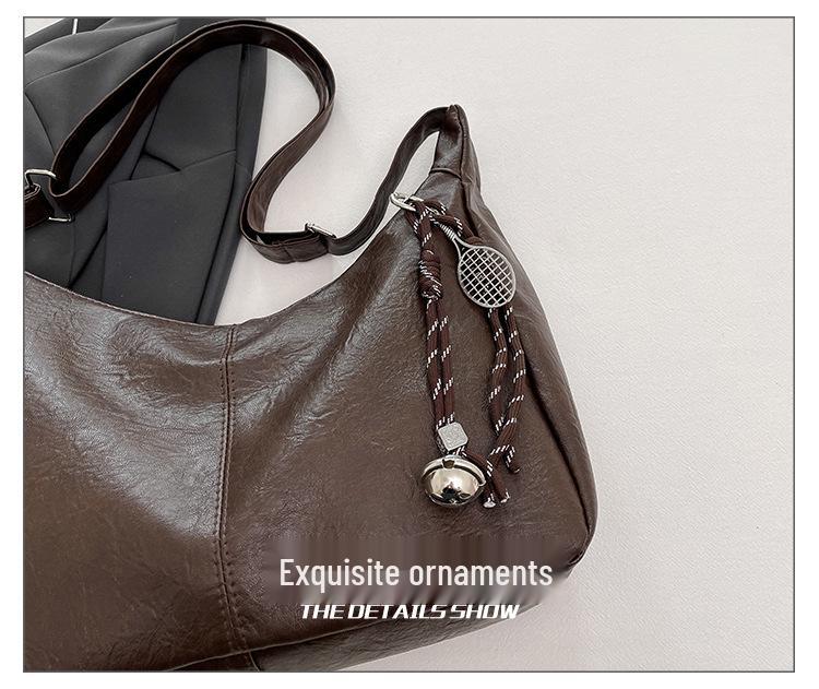 Women's Large Capacity Autumn Fashion Shoulder Crossbody Bag - High-Quality Texture, Versatile Dumpling Design