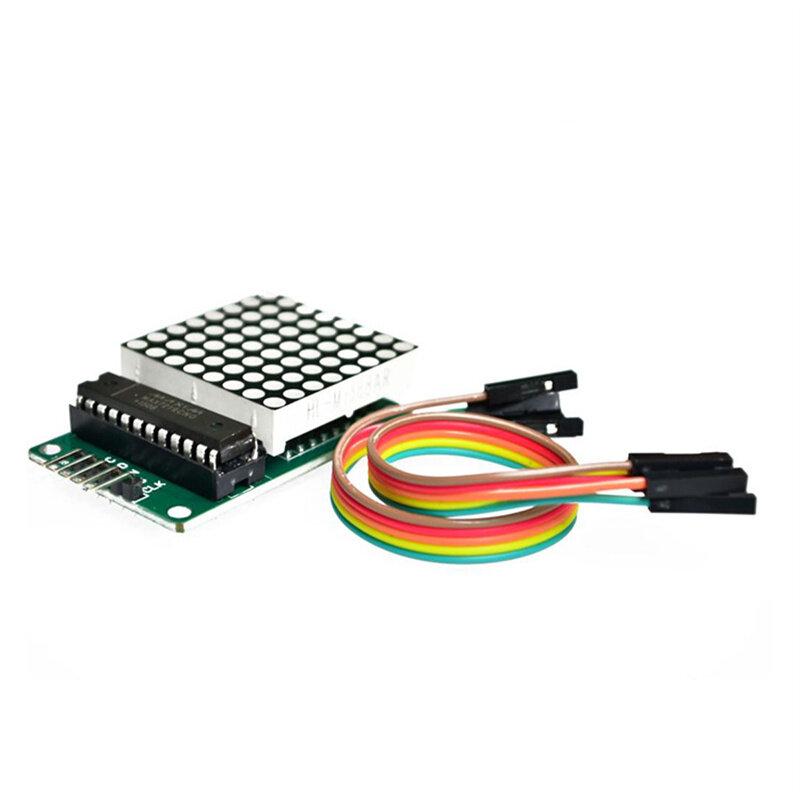 

MAX7219 Dot Led Matrix Module 8*8 MCU LED Display Control Module For Arduino 5V Interface Module 8x8 Output Input Common Cathode