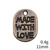 Gifts For Women Charms Bag Oval Tag Charms Pendant Clearance Sale Items Bracelet Pendant