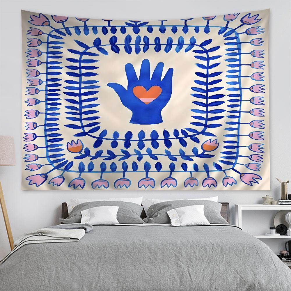 

Home Decor Ancient Egyptian Abstract Tiger and Leopard Bohemian Tapestry Tarot Hippie Wall Tapestry 40X60CM