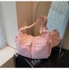 Large Capacity Corduroy Messenger Bag Women's Waterproof Casual Crossbody Bag Multi Pocket Workwear Style Single Shoulder Bag