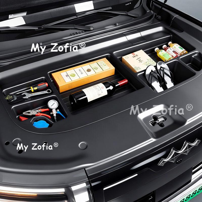 For BYD Ti7 Leopard Titanium 7 2025 2026 Front Trunk Lower Trunk Storage Organizer Custom Vehicle Interior Accessories