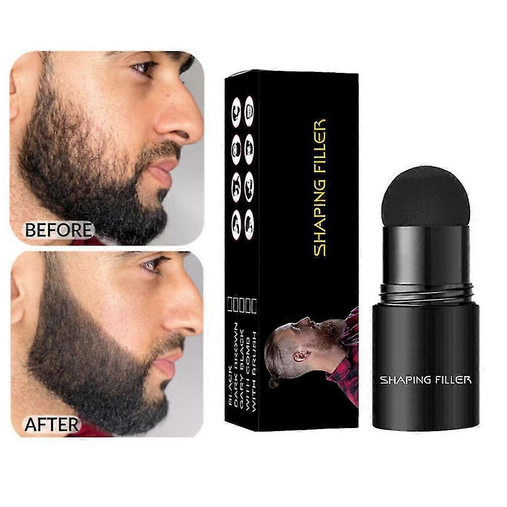 2025 Beard Shaping Filler Thick Beard Styling Powder Beard Fuller Filler for Temporary Facial Hair Color Mustache Coloring Shaping Tools