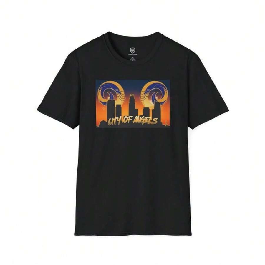 Los Angeles Skyline City of Angels Graphic Tee S