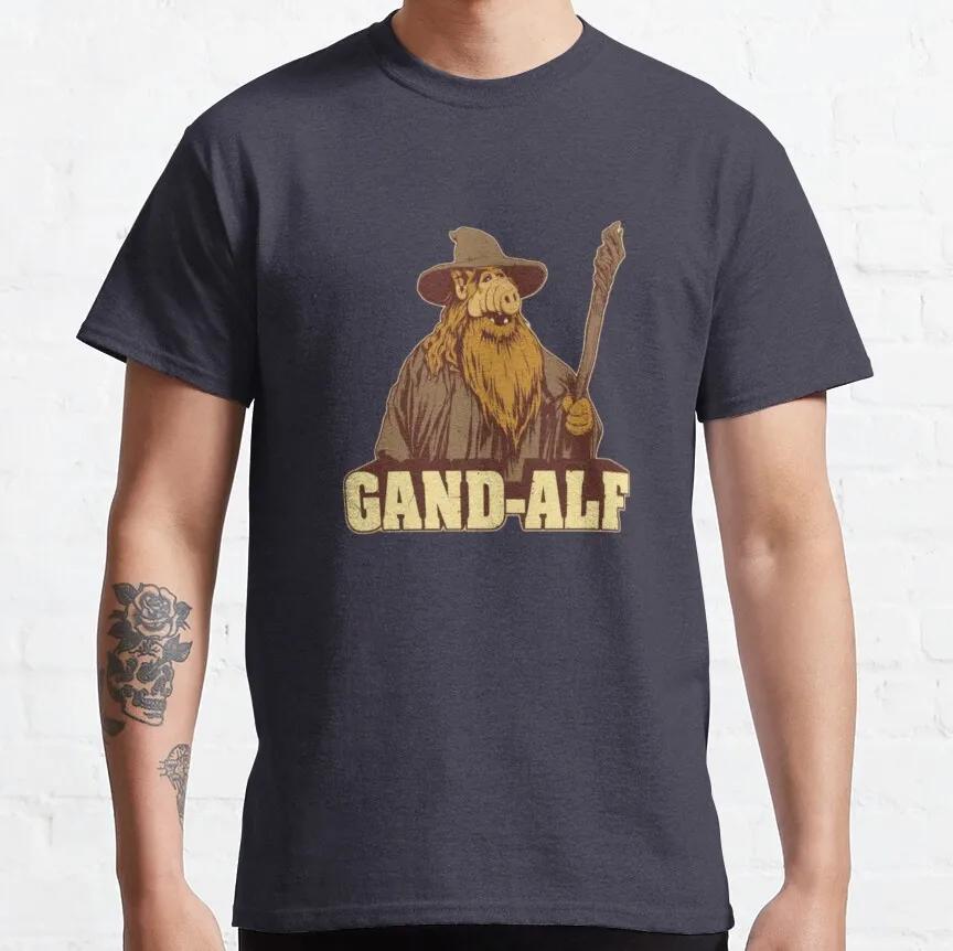 

Alf and gandalf 80s Cartoon ALF graphic t shirts 90s Retro Style Alien Character TV Show Unisex t shirt Adult all size S-6XL 4XL
