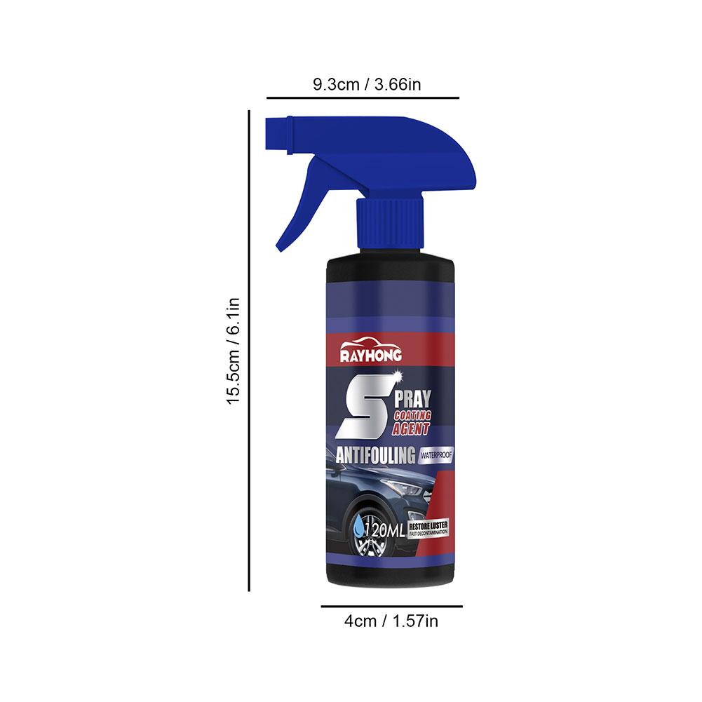 Quick Coat HGKJ S12 Flüssige Nano-Keramik-Autobeschichtung, Autolack-Politurwachs-Spray, hydrophobe Anti-Kratz-Schutzfolie, Erneuerung