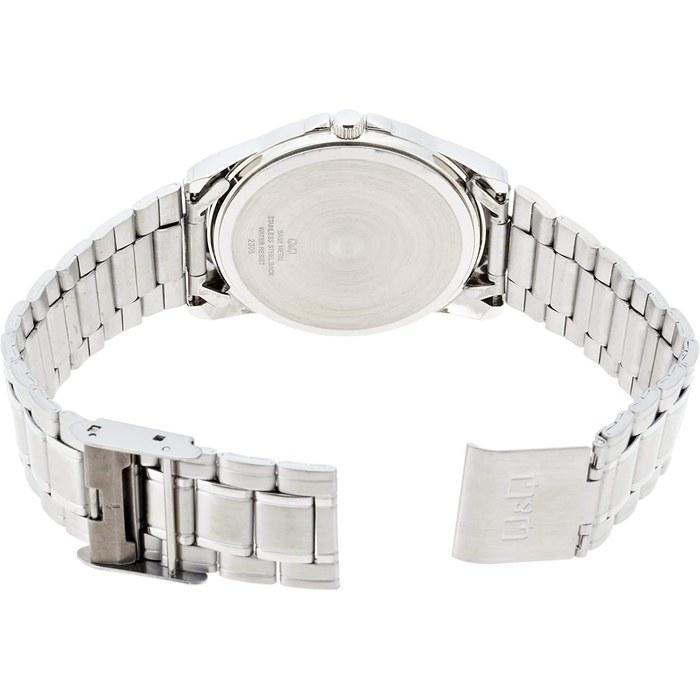 [Citizen Q&Q] Uhr Analog Wasserdicht Datum Tag Metallarmband A142-214 Herren Silber Silber1