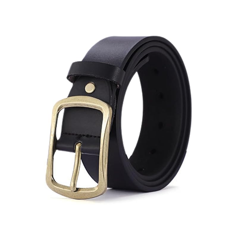 

[MO FACTORY] мужской ремень большой размер ремень регулируемый 120 см деловой M~XXL костюм повседневный мужской для работы повседневный ремень (золотая пряжка/черный ремень)