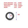 TonGass (20-Pack, Black) Exact Replacement for Yamaha 90430-08020-00 & 90430-08003-00, Lower Gear Case Oil Drain Gaskets, Japanese Hard Fiberboard