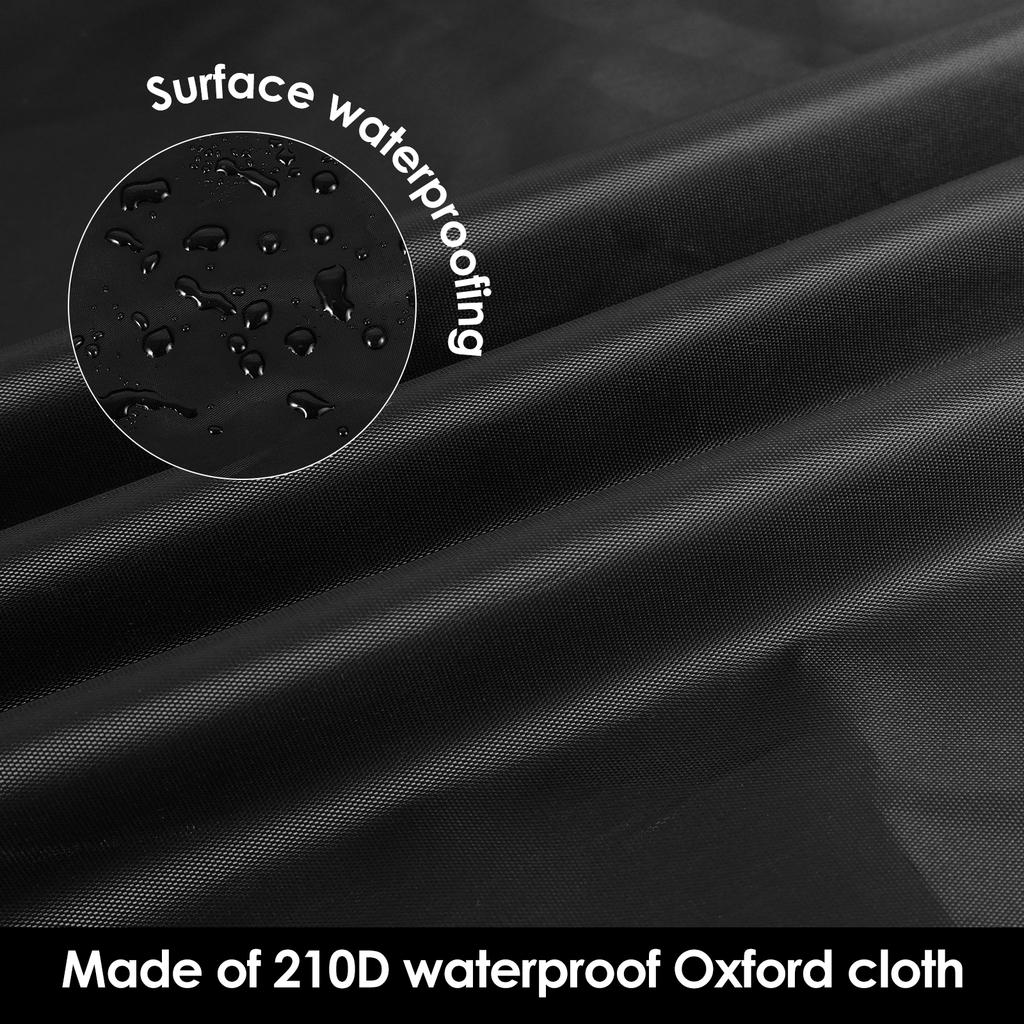 Bird Cage Cover Waterproof Dustproof Oxford Cloth Black Shading Breathable Square Large Cage Cover Protective Accessories