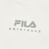 Fila Original Casual Versatile Logo Stripe Raglan Short Sleeve T-Shirt Women Tops Pudding F11W539105FIV