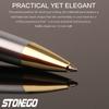 STONEGO Twist Business Ballpoint Pen Smooth Writing Roller Ball Pen Elegant Curves Pen Signature Pen