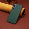 For Samsung Galaxy S25+ Case Calf Texture Leather + PC + TPU Phone Cover