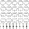 Bottle Opener Insert Screw 40mm Round Iron Corn Beer Open Antique Bronze Silver fit for Bar/Home/Restaurant/Kitchen/Pub 6