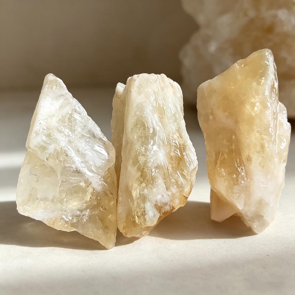 100g Natuurlijke Citrien Kristal Ruwe Steen Genezende Gele Kristalstenen Mineralen Specimen Huisdecoratie