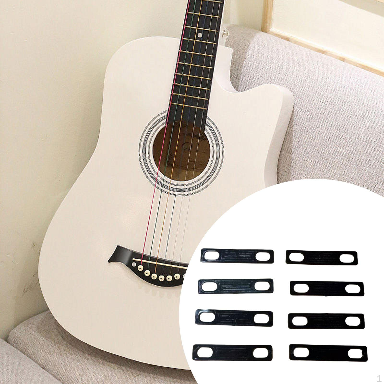 

8x Подкладки под гриф гитары Инструменты лютье Долговечность Ремонт Практичные Легко установить Премиум Портативные
