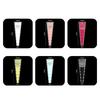 50 Pcs Iridescent Single Rose Sleeves DIY Transparent Flower Wrapping Bag Floral Material Packaging Waterproof