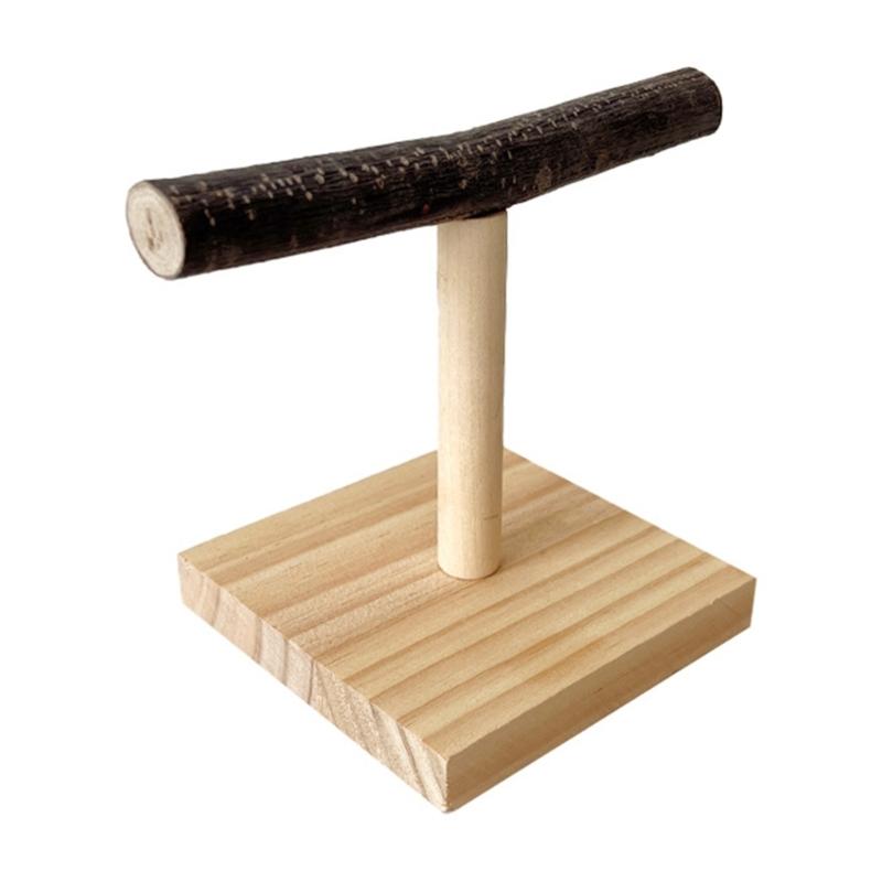 Parrots Stand Scratchers Perch Stands Bird Stands Wood Stick Stand Branch Stand Multifunctional Standing