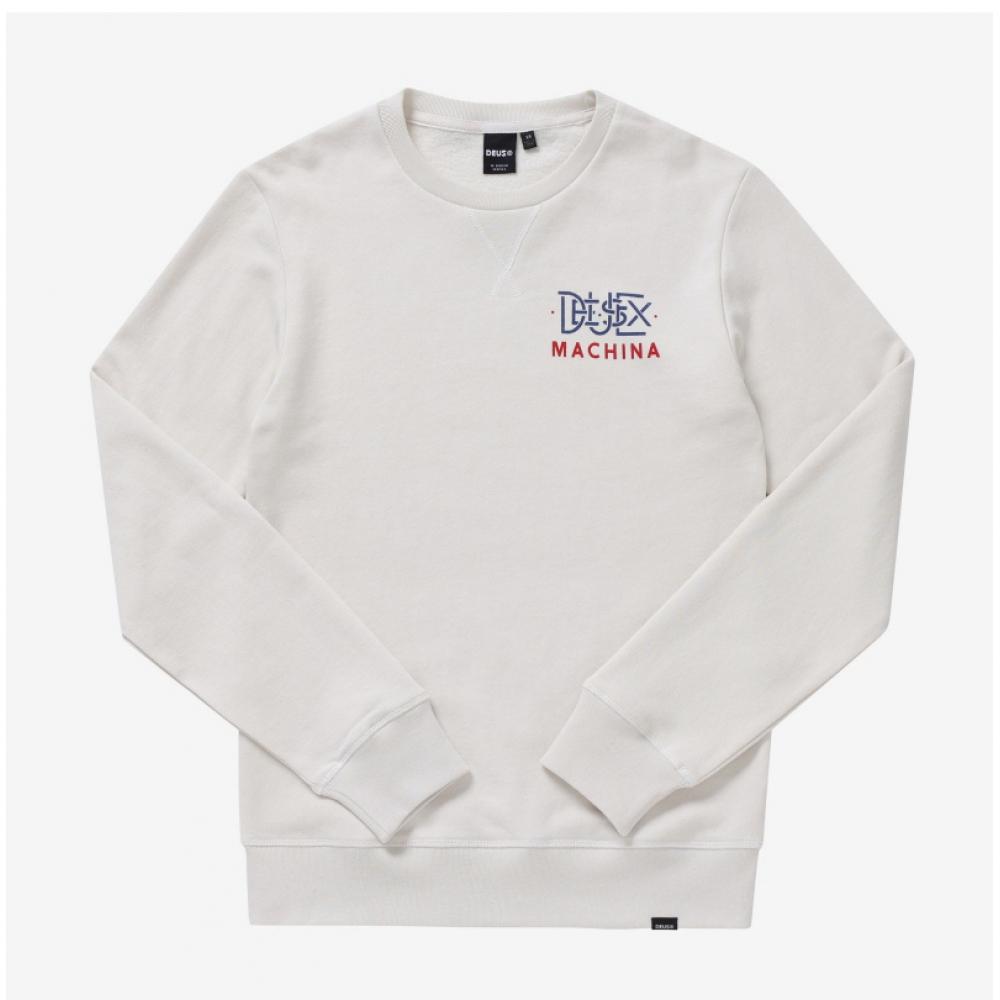 DeuS X Makina Dmw228180 Vwht Efmera Men S SweatShirt