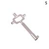 Multitools, Building Keys And Locksmith Lock Keys, Measuring Tools For Lock Cylinder 6 In 1 Construction Key