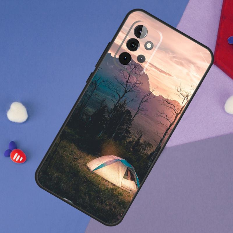 

Camping Nature Case For Samsung Galaxy A52 A53 A33 A13 A34 A54 A14 A35 A55 A15 A56 A36 A26 A16 A06 A22 A32 Samsung A55