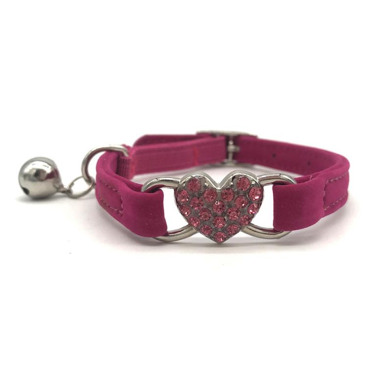 Collari per Cuccioli con Campanellini a Forma di Cuore Collari di Identificazione Collana per Animali Domestici Articoli per Animali Domestici