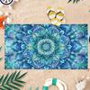 1PC Mandala Patterns Print Beach Towel Quick-drying Towel Suitable for Seaside Pool Camping Vacation Yoga For Family Friends