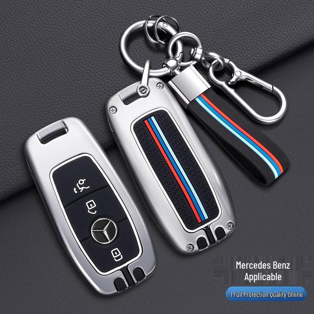 Étui et Coque de Clé Compatibles Mercedes-Benz E300L C260L A200L Classe S GLB220 GLC GLE GLA