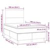VidaXL Sommier à lattes de Lit avec Matelas et LED, Lit Rembourré, Lit Double, Lit Adulte de Chambre à Coucher Intérieur, 3270233