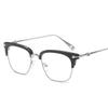 Anti-Radiation Glasses Frame Flat Glasses Tide No Degree Computer Anti-Blue Light Glasses Myopia Large Frame Retro Glasses 8705