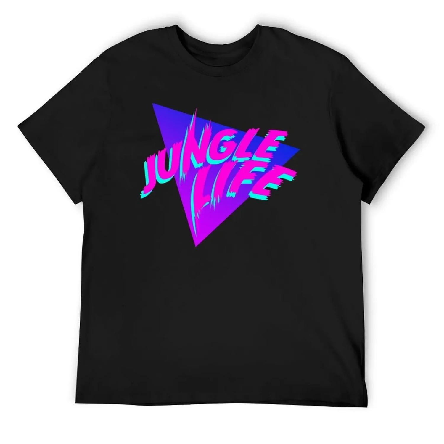 Футболка Jungle Life футболки персонализированные Louboutins винтажные на заказ футболки мужские с графикой S