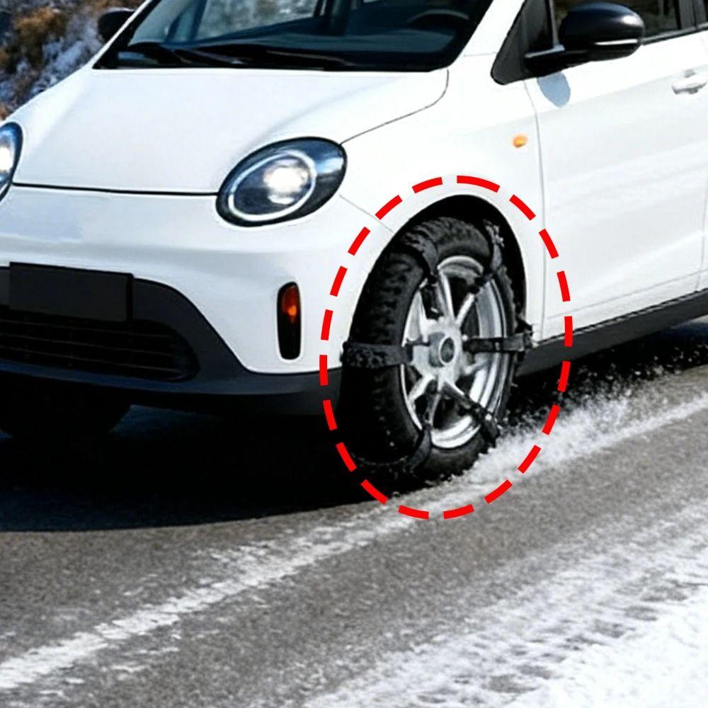 1/4/8 Stück Verschleißfeste Motorrad Schneeketten Reifenkette für Rad Elektroroller Moped