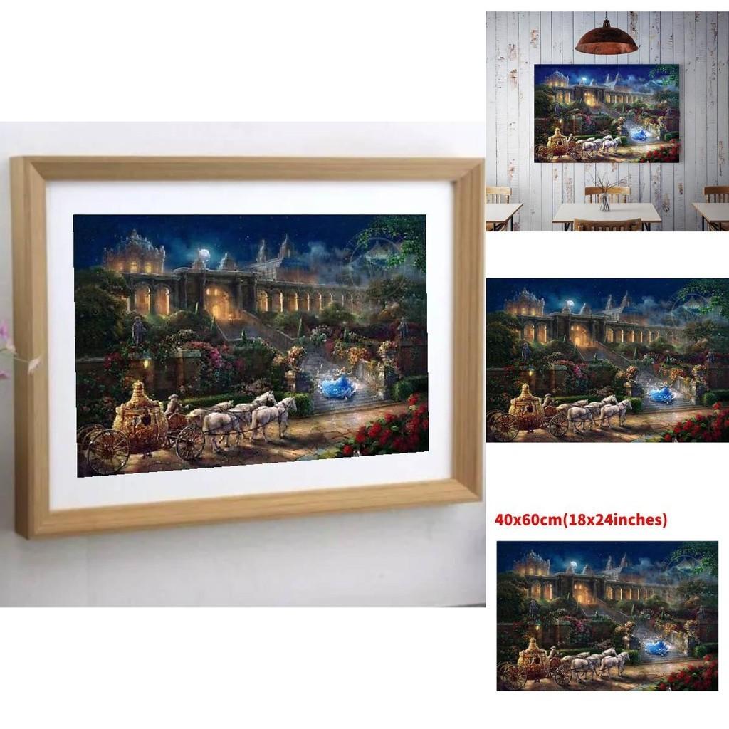 Meerjungfrauen-Prinzessin Leinwand Wandkunst Modernes Märchen Kinderzimmer Dekor Malerei