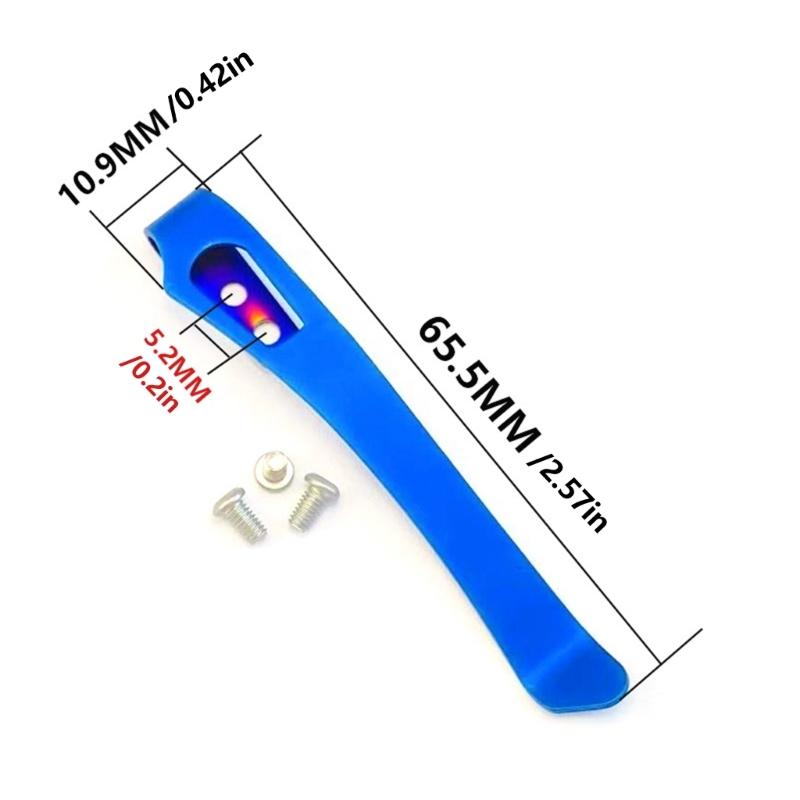 Thin Nonrust Steel Pockets Cutter Holders 6g Lightweight Construction Suitable for Most Folding Cutter