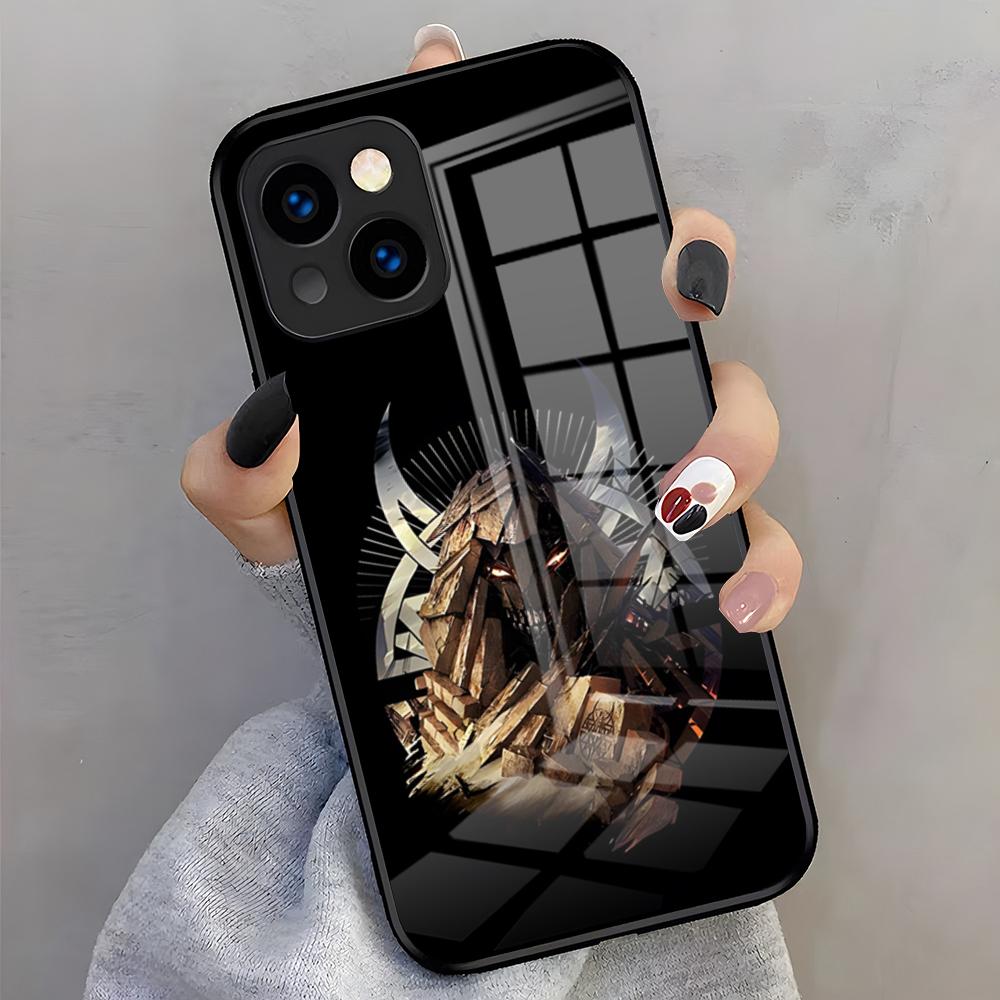 DisturbedS Band Phone Case For IPhone 17 Air Pro Max 16 15 14 13 11 Plus Glass Cover