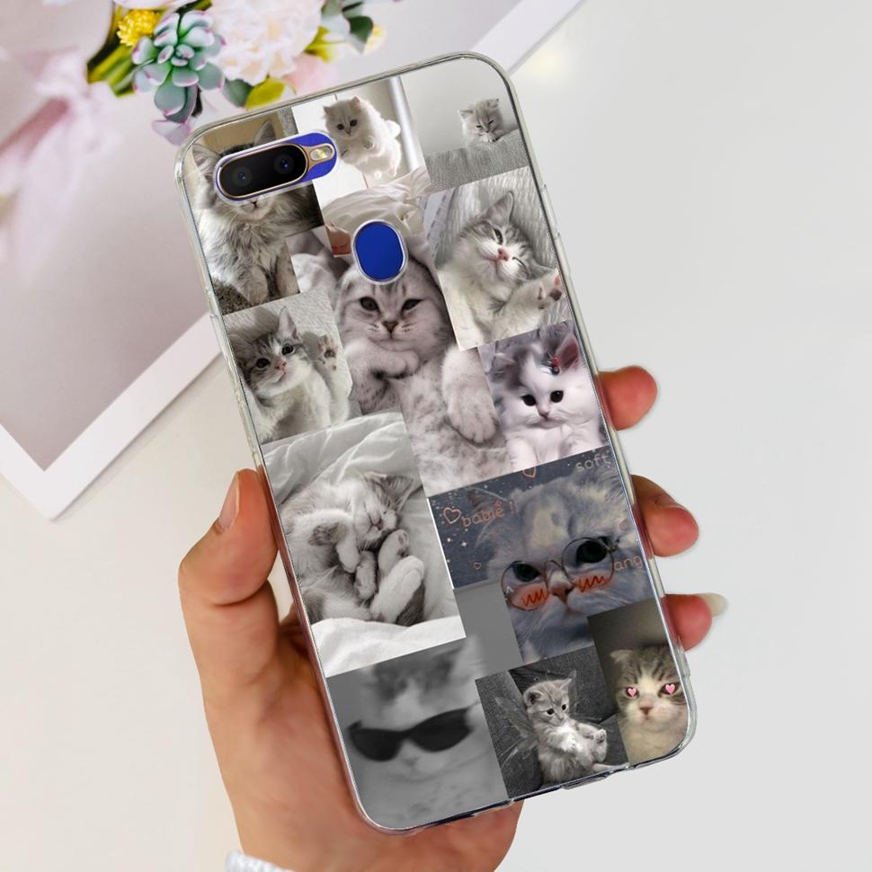 For OPPO A5S Casing AX5s CPH1909 6.2" Cute Cartoon Back Cover Phone Cases For Oppo A 5S OppoA5s Soft TPU Fundas Coque Shell