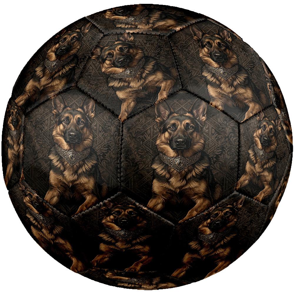 1pc Regal Canine Majesty Theme Soccer Ball Football, Size 5, Lightweight PVC, Outdoor Training Soccer Ball,Gift c6576