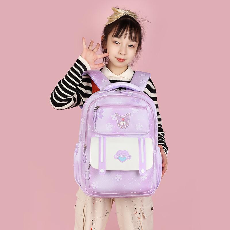 Children's School Bag New Large-capacity Student Bag Girl Burden Reduction Spine Backpack